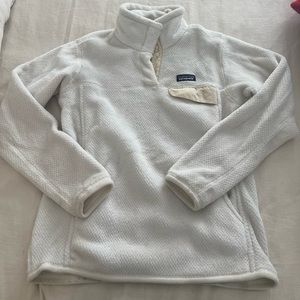 White Patagonia sweatshirt